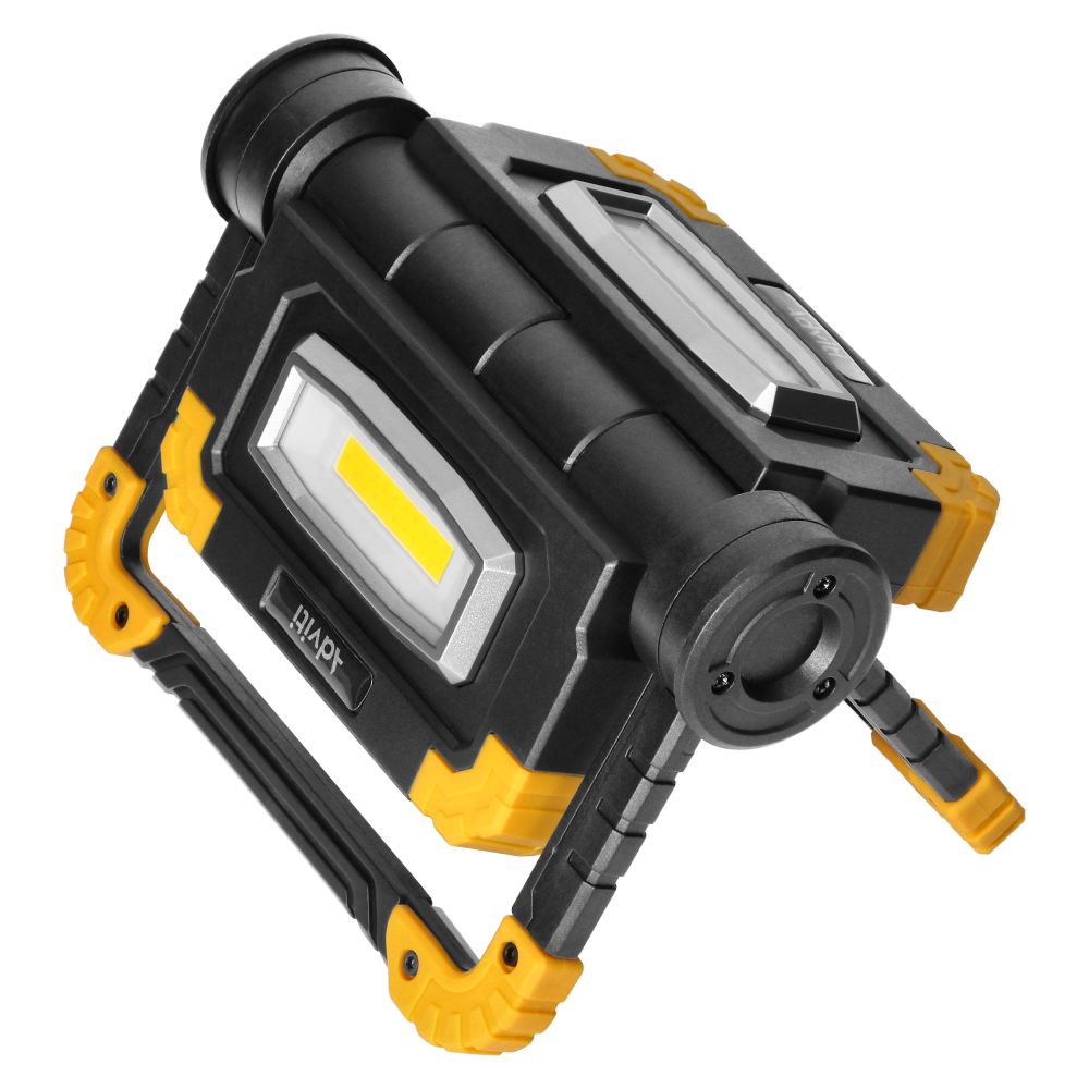 GEMINIX LED 2x10W, work floodlight, portable with rechargeable battery, 1200lm, IP44, 4000K, 5000mAh